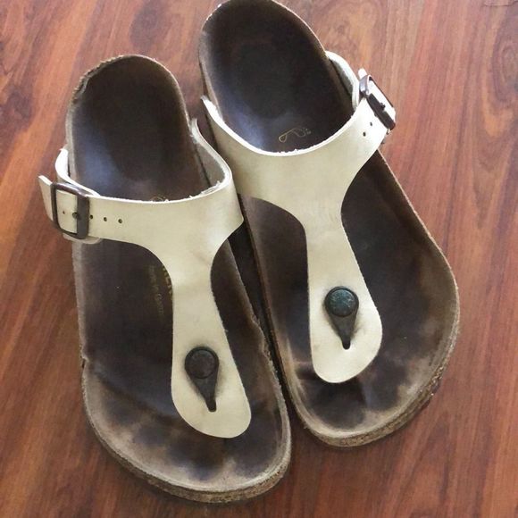 Birkenstock White Sandals - Picture 1 of 8